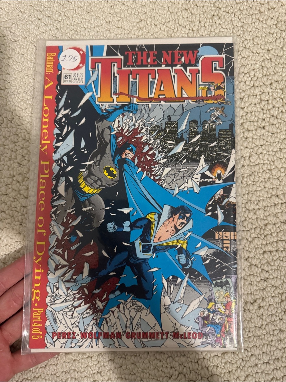 DC Comics The New Titans #61 Comic Book